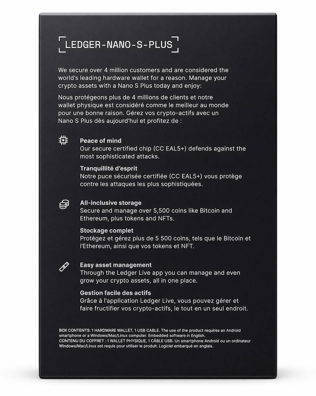Ledger Nano S Plus – Secure Bitcoin & Crypto Hardware Wallet